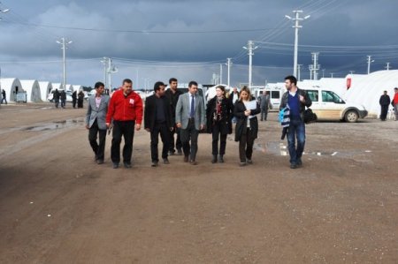 UNİCEF heyeti Süleyman Şah Kampı'na hayran kaldı