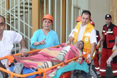 Üniversitede gerçeğini aratmayan yangın tatbikatı