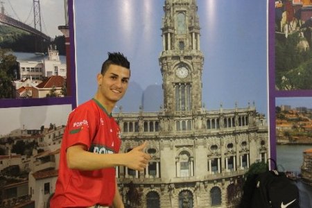 Ünlü futbolcu Ronaldo'nun benzeri Kültür Şöleni'nde