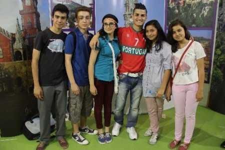 Ünlü futbolcu Ronaldo'nun benzeri Kültür Şöleni'nde