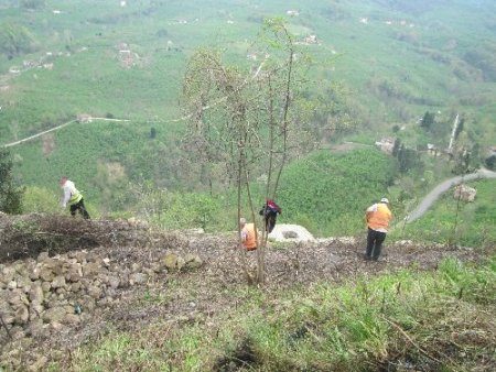 Ünye Kalesi restorasyon çalışmaları hız kazandı