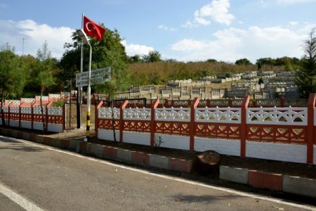 Ünye Tepe Mezarlığı'na şehitlik yapılıyor