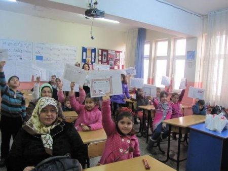 Ünye’de de karne heyecanı yaşandı