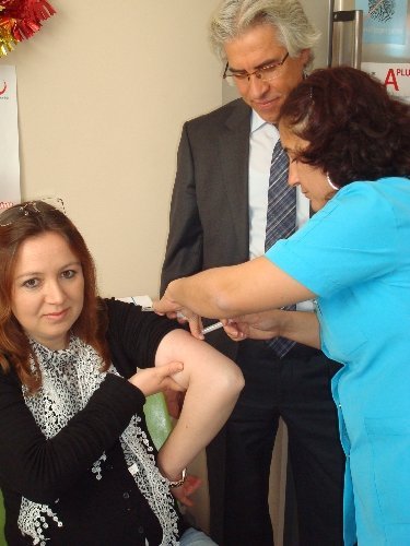 Uşak’ta aşı kampanyası