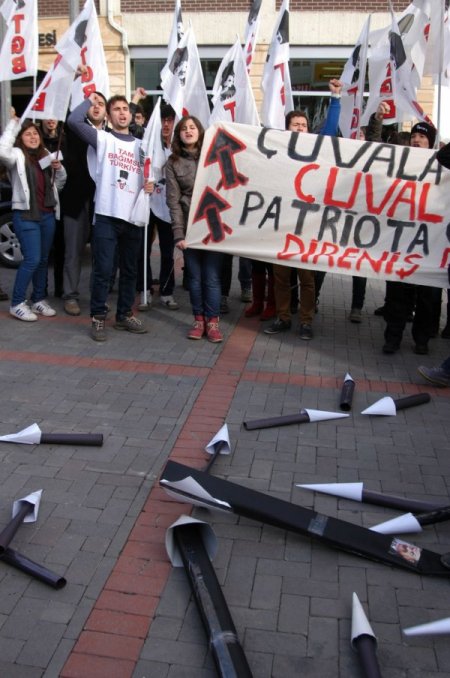 Uşak'ta patriot protestosu