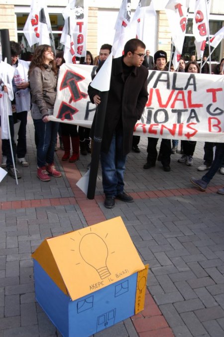 Uşak'ta patriot protestosu