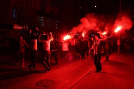 Uşak'ta yarı final coşkusu