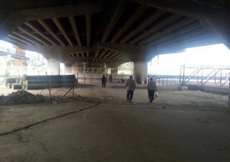 Üst geçitin başlangıç tarihi belli, bitiş tarihi boyalı