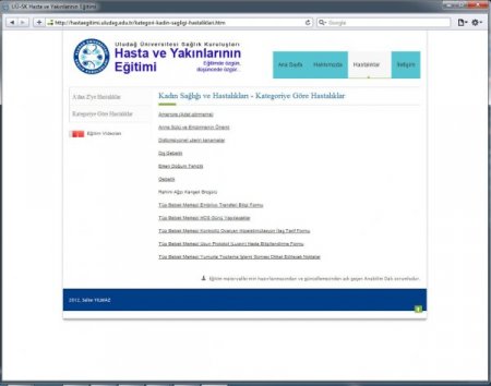UÜ Tıp Fakültesi’nden hasta ve yakınlarına on-line eğitim hizmeti