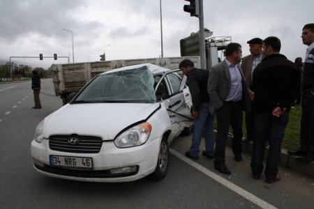 Vakfıkebir’ De Trafik Kazası: 1 Kişi Yaralandı