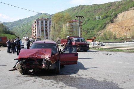 Vakfıkebir’de Trafik Kazası: 2 Yaralı