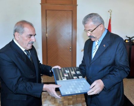 Vali Cerrah, PTT heyetini kabul etti