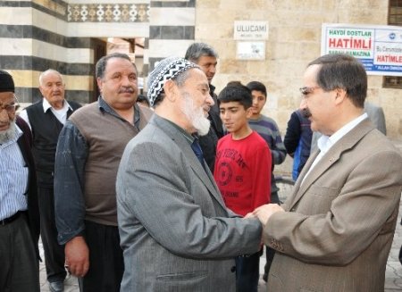 Vali Coş, Ulu Camii ve Melekgirmez esnafını ziyaret etti