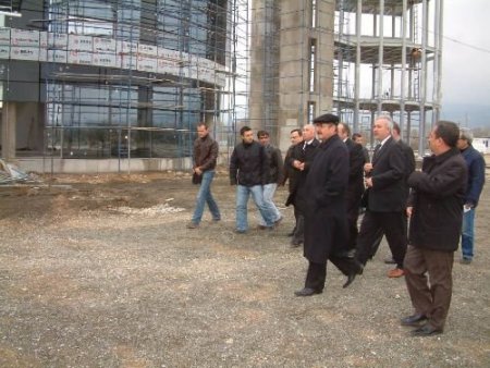 Vali Kocatepe, Yapımı Devam Eden Oto Terminalinde İncelemelerde Bulundu
