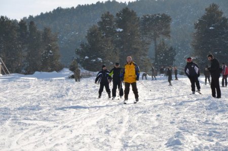 Vali'nin kayak keyfi