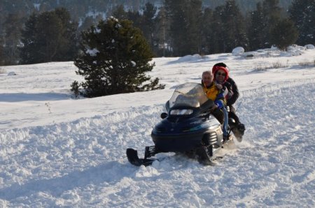 Vali'nin kayak keyfi