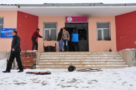 Van'da anaokulu kundaklandı