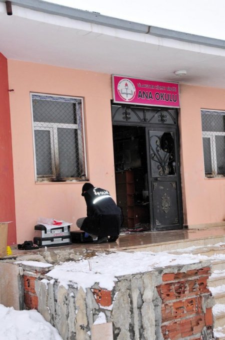 Van'da anaokulu kundaklandı
