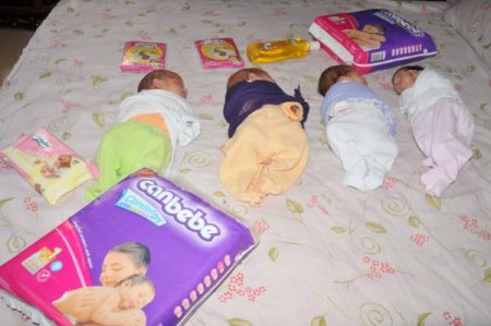 Van’da İki Dördüz Bebek Sevinci