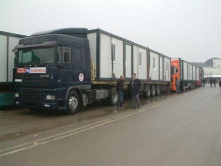 Vanlı Depremzedeler İçin Konteyner Evler Yola Çıktı
