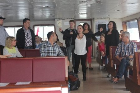 Vapurda 'kanser' tiyatrosu