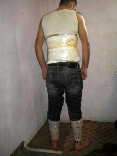 Vatandaşın vücuduna sarılı 3 bin 878 gram eroin maddesi ele geçirildi