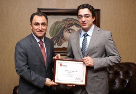 Vergi Rekortmeni Sanko Holding Ve Konukoğlu Ailesine Teşekkür Belgesi