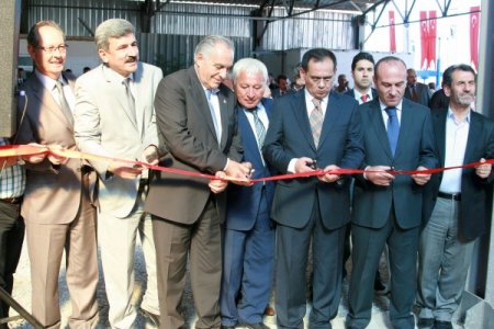 Vezirköprü'de beton boru fabrikası açıldı