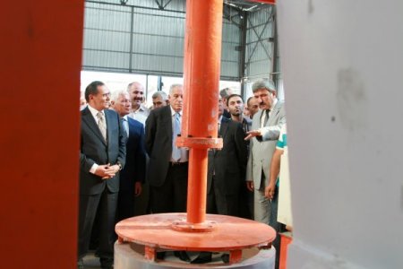 Vezirköprü'de beton boru fabrikası açıldı