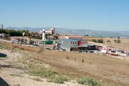Vezirköprü'de beton boru fabrikası açıldı