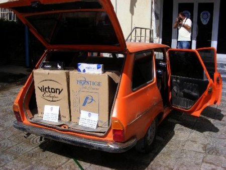 Viranşehir polisi, 5 bin 300 paket sigara ele geçirdi