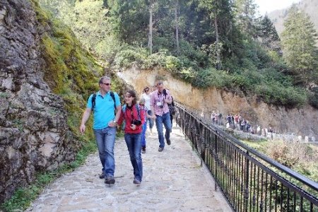 Yabancı emniyet mensupları Ayder Yaylası'nı gezdi