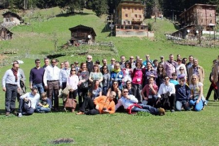 Yabancı emniyet mensupları Ayder Yaylası'nı gezdi