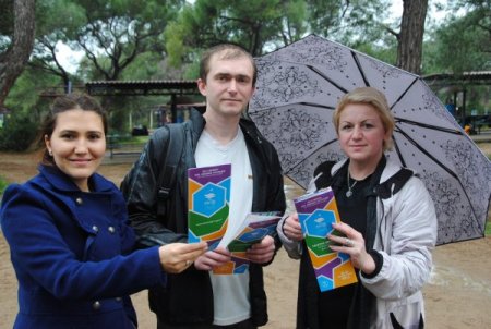 Yabancı oryantiring sporcularına Mersin 2013 Akdeniz Oyunları tanıtıldı