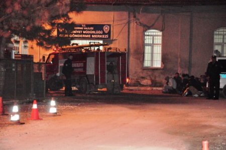 Yabancılar Barınmaevinde Yangın