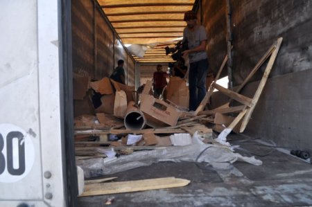 Yağmalanan Türk Tır’ı Cilvegözü Sınır Kapısı'ndan Giriş Yaptı