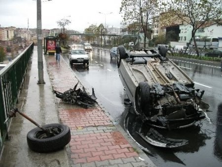 Yağmur Kazalara Neden Oldu