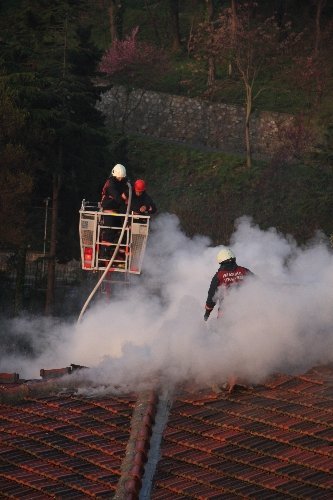 Yalı yangınından objektiflere yansıyanlar