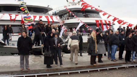 Yalova-adalar Seferleri Protokolü Denizde İmzalandı