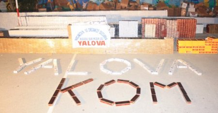 Yalova’da 103 bin 313 paket kaçak sigara yakalandı