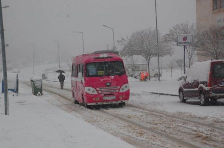 Yalova'da kar yağışı etkili oluyor