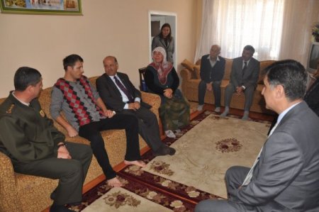 Yaralı Astsubay Üstçavuş Mercan baba ocağında