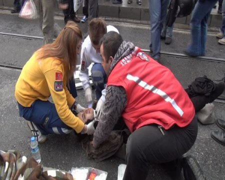 Yaralı kadının yardımına arama kurtarma ekibi koştu (Özel)