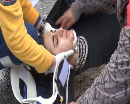 Yaralı kadının yardımına arama kurtarma ekibi koştu (Özel)