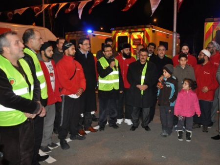 Yardımeli'nin yardımları Suriye'de