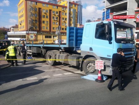 Yaşlı adam, TIR'ın altında can verdi