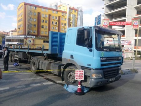 Yaşlı adam, TIR'ın altında can verdi