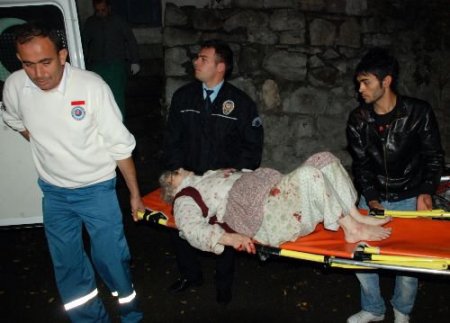 Yaşlı Kadın Evinde 5 Yerinden Bıçaklandı