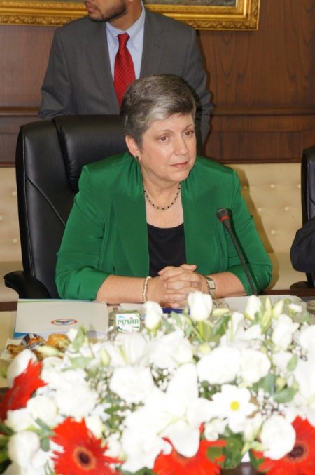 Yazıcı, ABD İç Güvenlik Bakanı Napolitano ile görüştü