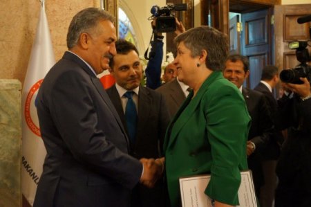 Yazıcı, ABD İç Güvenlik Bakanı Napolitano ile görüştü